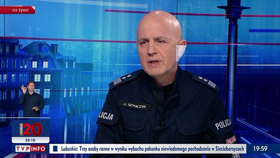 Jarosław Szymczyk wyraził nadzieję na współpracę ze stroną ukraińską, by wyjaśnić, jak i dlaczego doszło do wybuchu. źródło: screenshoot - TVP INFO