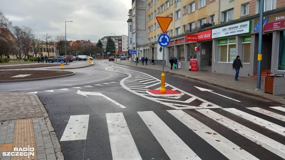 Zakończyła się przebudowa ulicy Armii Krajowej. Fot. Przemysław Polanin [Radio Szczecin]