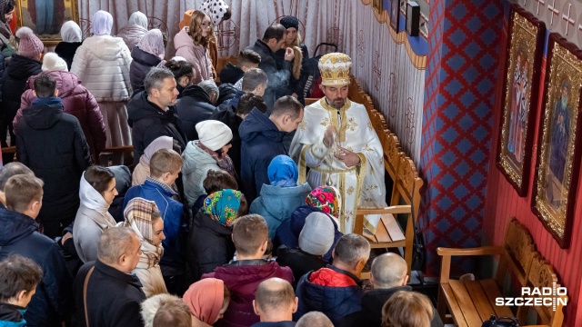 Fot. Robert Stachnik [Radio Szczecin] Boże Narodzenie w cerkwi [WIDEO, ZDJĘCIA]