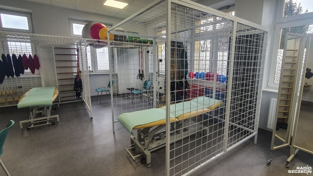 Fot. Wojciech Ochrymiuk [Radio Szczecin] Szpital w Pyrzycach z nowoczesną pracownią rehabilitacji [WIDEO, ZDJĘCIA]