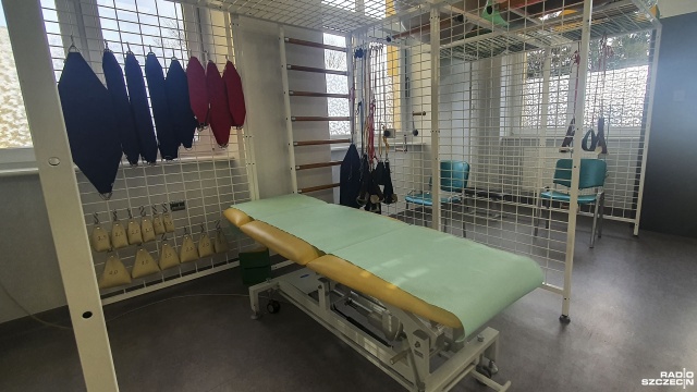Fot. Wojciech Ochrymiuk [Radio Szczecin] Szpital w Pyrzycach z nowoczesną pracownią rehabilitacji [WIDEO, ZDJĘCIA]