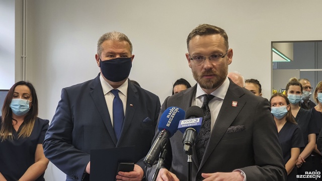 Fot. Wojciech Ochrymiuk [Radio Szczecin] Szpital w Pyrzycach z nowoczesną pracownią rehabilitacji [WIDEO, ZDJĘCIA]