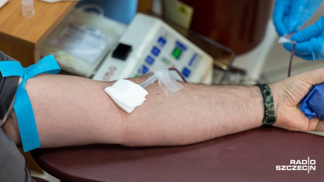 Fot. Robert Stachnik [Radio Szczecin] Dziesiątki litrów krwi w gryfińskiej "Kropelce" [WIDEO, ZDJĘCIA]