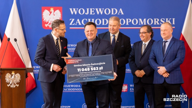 Fot. Robert Stachnik [Radio Szczecin] Ponad 100 mln na inwestycje drogowe. Prawie 1/3 dla Szczecina [WIDEO, ZDJĘCIA]