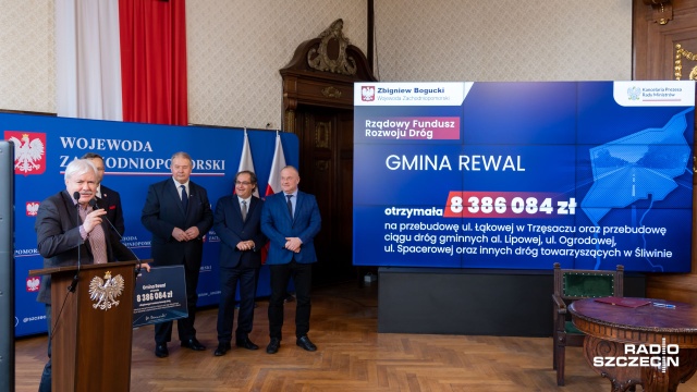 Fot. Robert Stachnik [Radio Szczecin] Ponad 100 mln na inwestycje drogowe. Prawie 1/3 dla Szczecina [WIDEO, ZDJĘCIA]