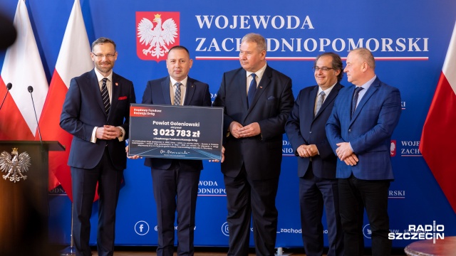 Fot. Robert Stachnik [Radio Szczecin] Ponad 100 mln na inwestycje drogowe. Prawie 1/3 dla Szczecina [WIDEO, ZDJĘCIA]