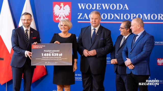 Fot. Robert Stachnik [Radio Szczecin] Ponad 100 mln na inwestycje drogowe. Prawie 1/3 dla Szczecina [WIDEO, ZDJĘCIA]
