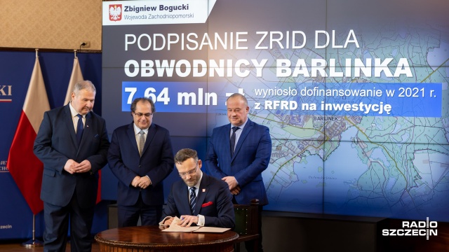 Fot. Robert Stachnik [Radio Szczecin] Ponad 100 mln na inwestycje drogowe. Prawie 1/3 dla Szczecina [WIDEO, ZDJĘCIA]
