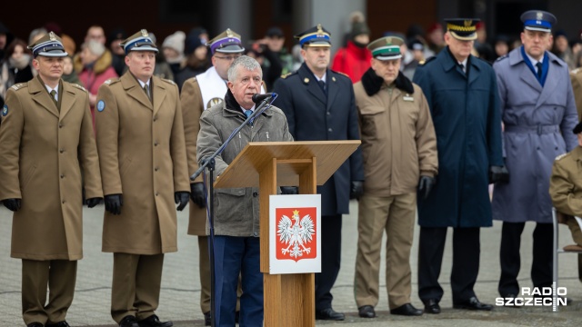 Fot. Robert Stachnik [Radio Szczecin] Kolejni elewi wstąpili w szeregi Wojska Polskiego [WIDEO, ZDJĘCIA]