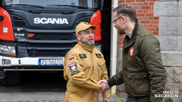 Fot. Robert Stachnik [Radio Szczecin] Wojewoda o pomocy ewentualnym poszkodowanym w wichurze [WIDEO, ZDJĘCIA]