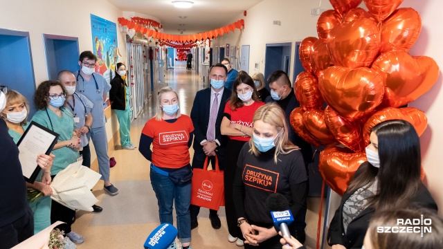 Fot. Robert Stachnik [Radio Szczecin] Najnowszej generacji aparat do USG trafił do Kliniki Świętego Mikołaja [WIDEO, ZDJĘCIA]