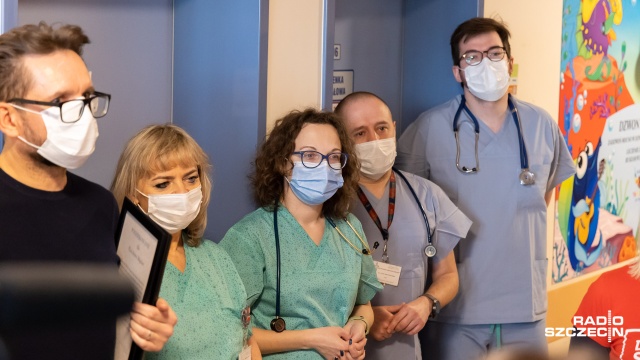 Fot. Robert Stachnik [Radio Szczecin] Najnowszej generacji aparat do USG trafił do Kliniki Świętego Mikołaja [WIDEO, ZDJĘCIA]