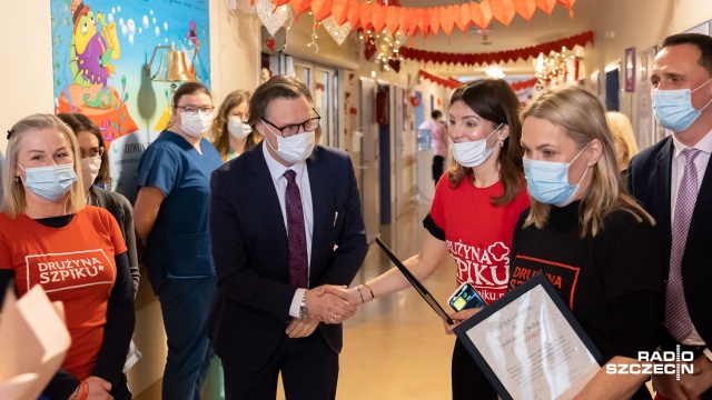 Fot. Robert Stachnik [Radio Szczecin] Najnowszej generacji aparat do USG trafił do Kliniki Świętego Mikołaja [WIDEO, ZDJĘCIA]