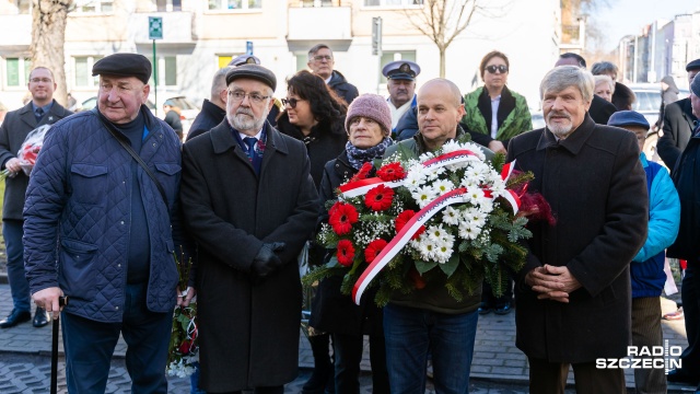 Fot. Robert Stachnik [Radio Szczecin] "Wszyscy jesteśmy dłużnikami Niezłomnych" [WIDEO, ZDJĘCIA]