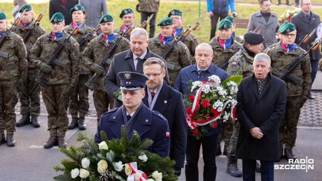 Fot. Robert Stachnik [Radio Szczecin] "Wszyscy jesteśmy dłużnikami Niezłomnych" [WIDEO, ZDJĘCIA]