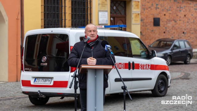 Fot. Robert Stachnik [Radio Szczecin] Nowe wozy strażackie dla Stargardu [WIDEO, ZDJĘCIA]