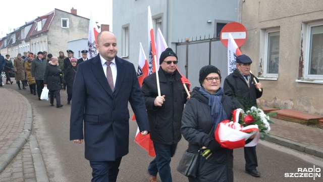 Wacław Nestorowicz został dwukrotnie odznaczony Krzyżem Walecznych, a także Medalem Niepodległości. Fot. Przemysław Polanin [Radio Szczecin] W Karlinie upamiętnili Żołnierza Wyklętego [WIDEO, ZDJĘCIA]