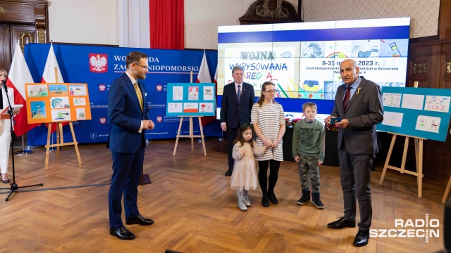 Fot. Robert Stachnik [Radio Szczecin] "Wojna wymalowana kredką - rok po.." [WIDEO, ZDJĘCIA]