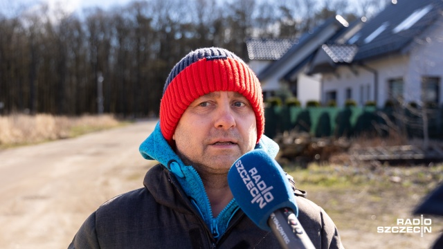 Fot. Robert Stachnik [Radio Szczecin] Mieszkańcy zaskoczeni przebiegiem obwodnicy Przęsocina. Domagają się spotkania [ZDJĘCIA]