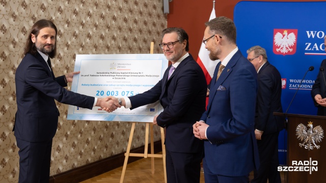Fot. Robert Stachnik [Radio Szczecin] Kilkadziesiąt milionów złotych dla szpitali PUM-u [ZDJĘCIA]