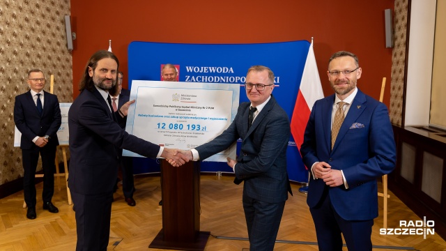 Fot. Robert Stachnik [Radio Szczecin] Kilkadziesiąt milionów złotych dla szpitali PUM-u [ZDJĘCIA]