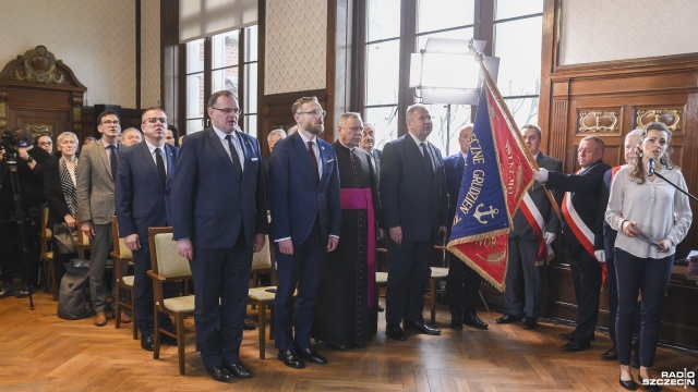 Fot. Kamila Kozioł [Radio Szczecin] Działacze opozycji antykomunistycznej odznaczeni po latach [WIDEO, ZDJĘCIA]