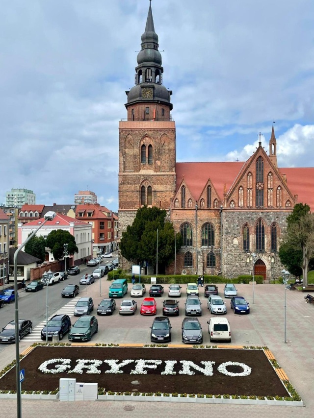 Fot. www.facebook.com/gryfinopl Pachnący napis promuje Gryfino