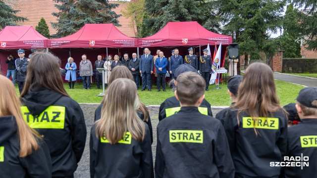 Fot. Robert Stachnik [Radio Szczecin] Straż z Babina ma nowy wóz [WIDEO, ZDJĘCIA]