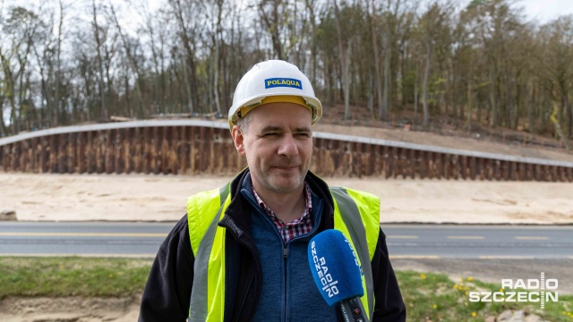 Fot. Robert Stachnik [Radio Szczecin] Nietypowa konstrukcja przy S3 [ZDJĘCIA]
