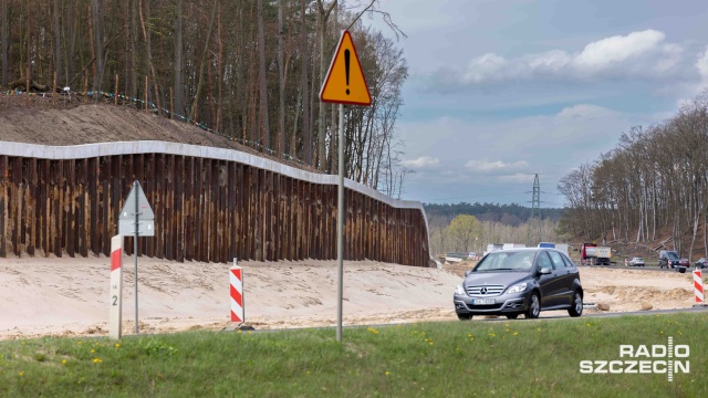 Fot. Robert Stachnik [Radio Szczecin] Nietypowa konstrukcja przy S3 [ZDJĘCIA]