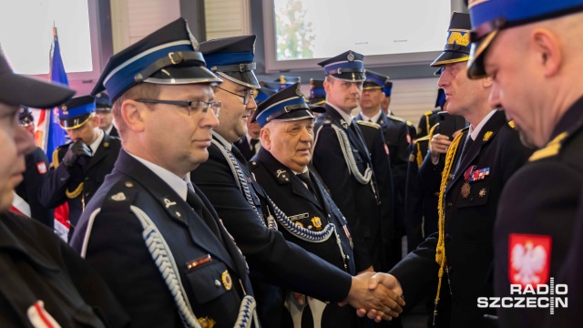 Fot. Robert Stachnik [Radio Szczecin] Wsparcie dla OSP w Stuchowie. "Rząd inwestuje w bezpieczeństwo Polaków" [WIDEO, ZDJĘCIA]