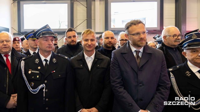 Fot. Robert Stachnik [Radio Szczecin] Wsparcie dla OSP w Stuchowie. "Rząd inwestuje w bezpieczeństwo Polaków" [WIDEO, ZDJĘCIA]