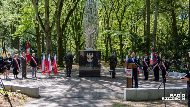 Fot. Robert Stachnik [Radio Szczecin] Rocznica zakończenia II wojny światowej w Szczecinie [WIDEO, ZDJĘCIA]