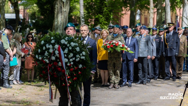 Fot. Robert Stachnik [Radio Szczecin] Rocznica zakończenia II wojny światowej w Szczecinie [WIDEO, ZDJĘCIA]