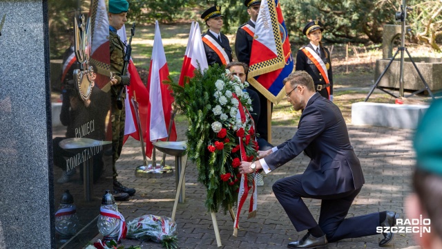 Fot. Robert Stachnik [Radio Szczecin] Rocznica zakończenia II wojny światowej w Szczecinie [WIDEO, ZDJĘCIA]