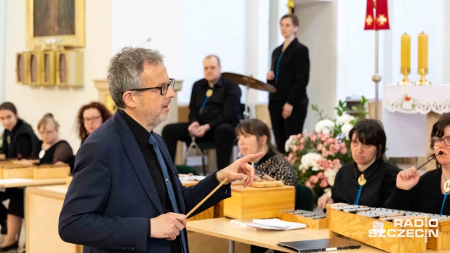 Fot. Robert Stachnik [Radio Szczecin] Wyjątkowa orkiestra perkusyjna zagrała w Szczecinie [WIDEO, ZDJĘCIA]