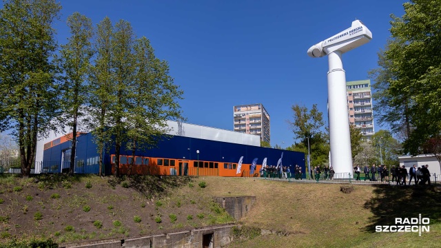 Fot. Robert Stachnik [Radio Szczecin] Ruszyło Centrum Szkoleniowe Offshore Politechniki Morskiej [WIDEO, ZDJĘCIA]