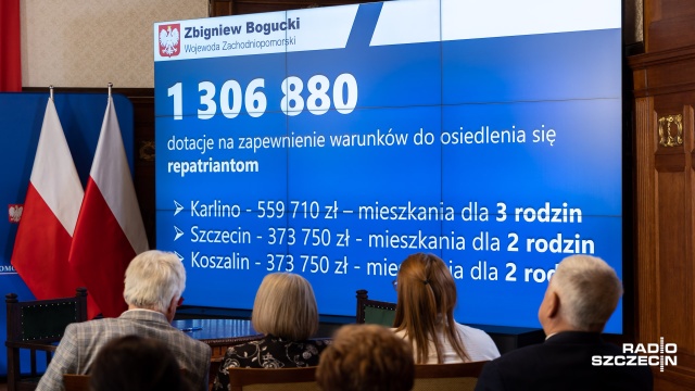 Fot. Robert Stachnik [Radio Szczecin] Pieniądze na remont mieszkań dla repatriantów [WIDEO, ZDJĘCIA]