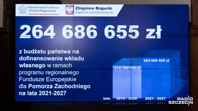Fot. Robert Stachnik [Radio Szczecin] Blisko 265 mln zł dla Zachodniopomorskiego [WIDEO, ZDJĘCIA]