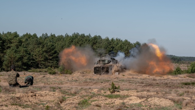 Materiały organizatorów. Szczecińska Dywizja Zmechanizowana Anakonda 23 w Drawsku - największe w tym roku manewry wojska [ZDJĘCIA]