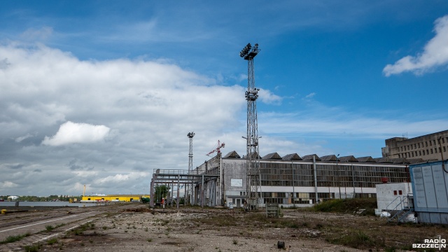 Fot. Maciej Papke [Radio Szczecin] Ruszyła budowa terminala instalacyjnego dla farm wiatrowych [WIDEO, ZDJĘCIA]