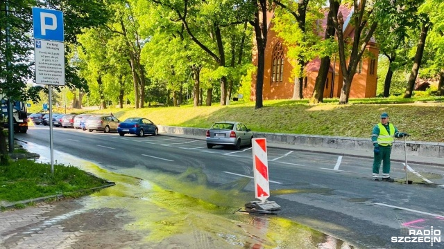 Fot. Kacper Narodzonek [Radio Szczecin] Poważna awaria w Stargardzie [ZDJĘCIA]