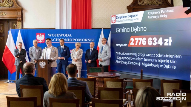 Fot. Robert Stachnik [Radio Szczecin] Kolejne pieniądze na drogi w regionie [ZDJĘCIA]