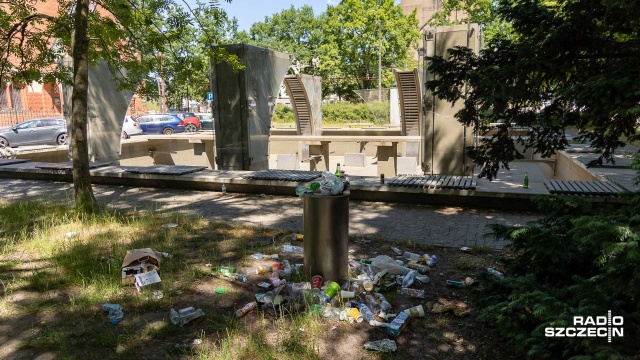 Fot. Robert Stachnik [Radio Szczecin] Miasto oszczędzi na... fontannach [ZDJĘCIA]