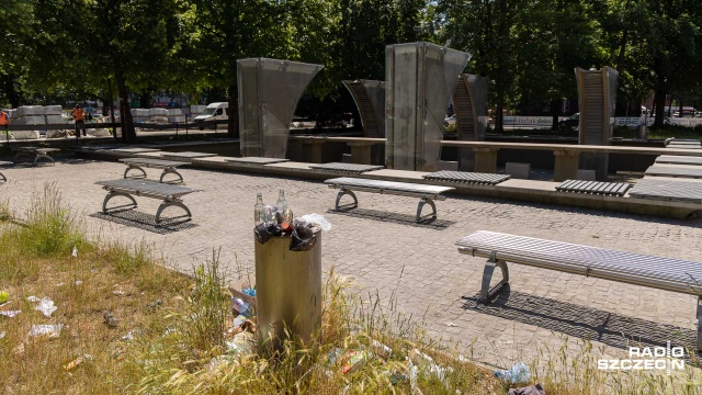 Fot. Robert Stachnik [Radio Szczecin] Miasto oszczędzi na... fontannach [ZDJĘCIA]