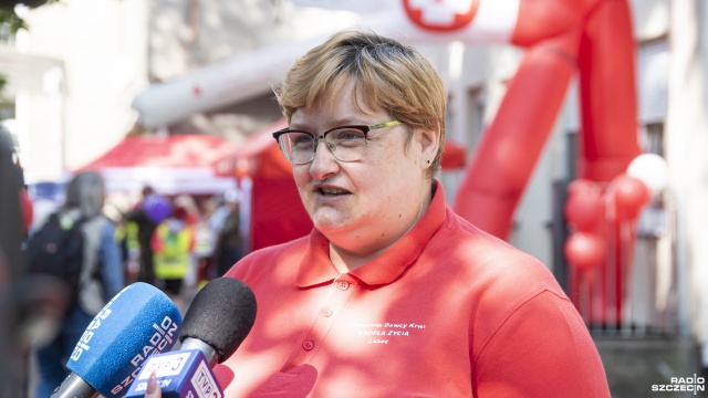 Fot. Kamila Kozioł [Radio Szczecin] Trwa festyn promujący honorowe krwiodawstwo [ZDJĘCIA]