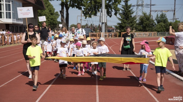 Fot. Kamila Kozioł [Radio Szczecin] Przedszkolna integracja polsko-niemiecka na sportowo [WIDEO, ZDJĘCIA]