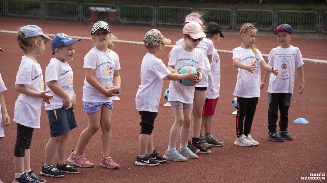 Fot. Kamila Kozioł [Radio Szczecin] Przedszkolna integracja polsko-niemiecka na sportowo [WIDEO, ZDJĘCIA]