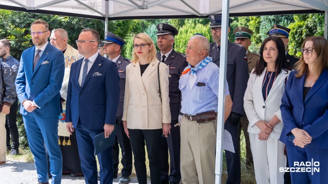 Fot. Robert Stachnik [Radio Szczecin] Narodowy Dzień Pamięci Ofiar Niemieckich Nazistowskich Obozów Koncentracyjnych [WIDEO, ZDJĘCIA]