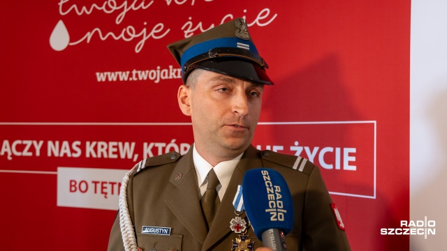 Fot. Robert Stachnik [Radio Szczecin] "Ta krew ratuje życie". Honorowi dawcy odznaczeni [WIDEO, ZDJĘCIA]